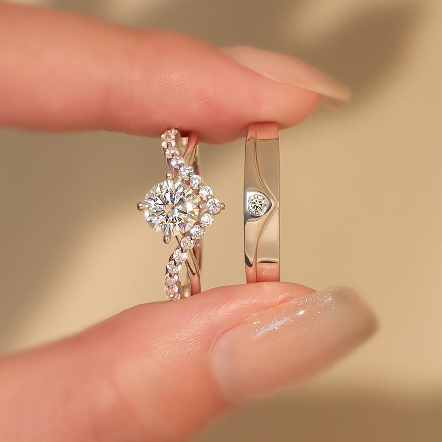 Bagues de couple Elric Amora | Or