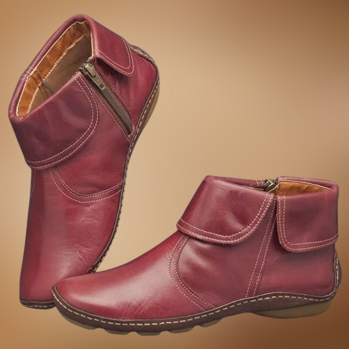 BOTTES DE CHEVILLE ORTHOPÉDIQUES PREMIUM ET SUPER CONFORTABLES IMPERMÉABLES AVEC SUPPORT DE VOÛTE