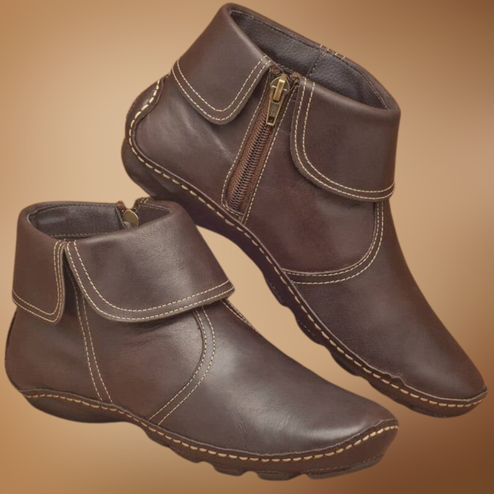 BOTTES DE CHEVILLE ORTHOPÉDIQUES PREMIUM ET SUPER CONFORTABLES IMPERMÉABLES AVEC SUPPORT DE VOÛTE