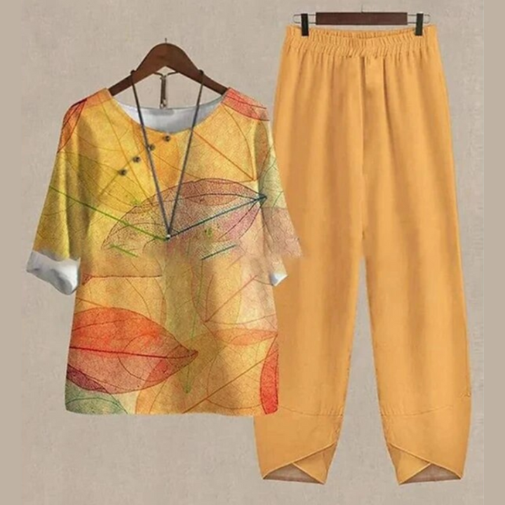 Liv - Ensemble Chemise et Pantalon Élégant et Confortable