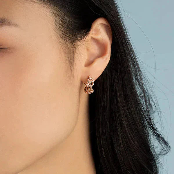 Boucle d'oreille Isla Marina | Or blanc