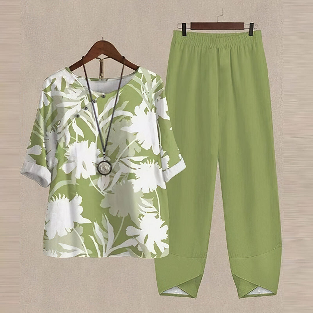 Liv - Ensemble Chemise et Pantalon Élégant et Confortable