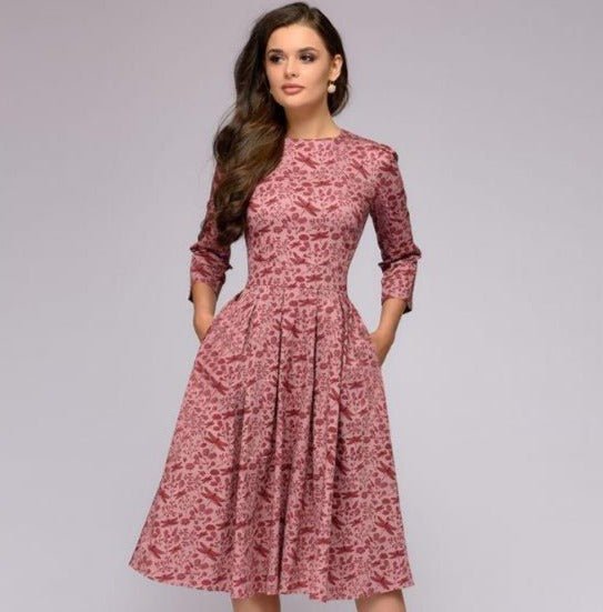 SIBYLLE I ROBE FLORALE ÉLÉGANTE