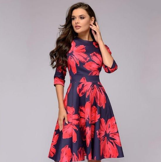 SIBYLLE I ROBE FLORALE ÉLÉGANTE