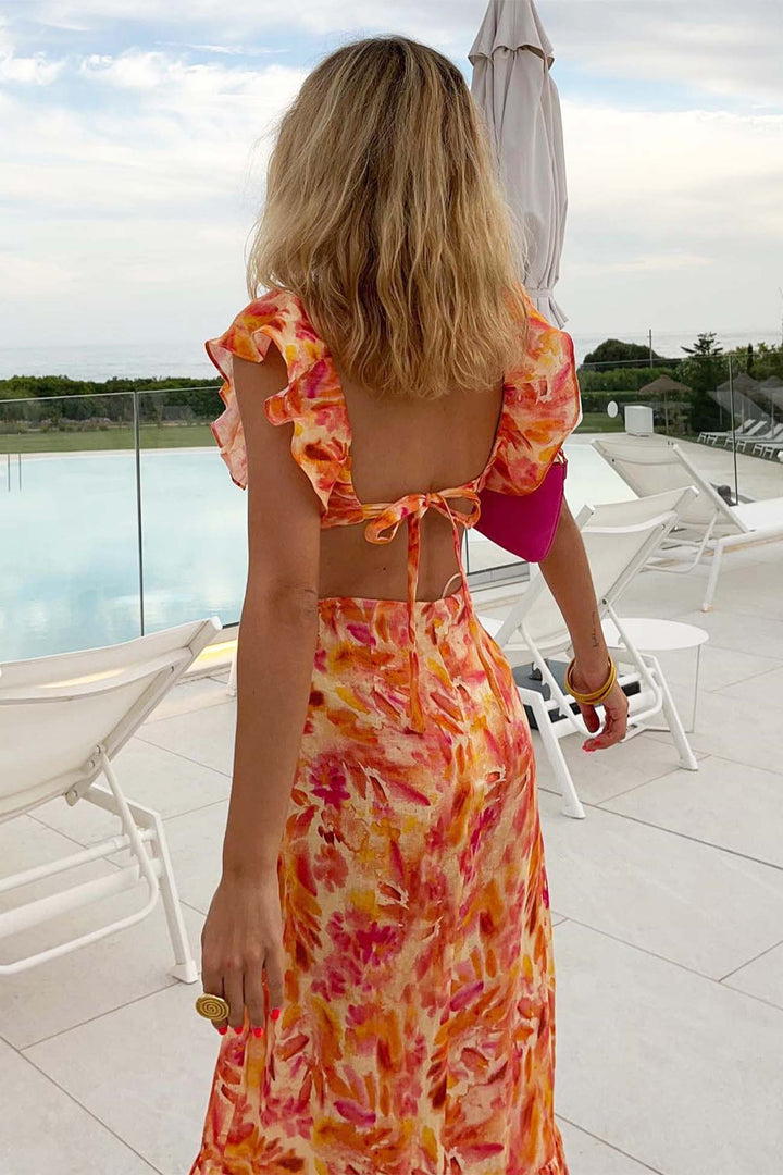Ariella | Robe à Volants Florale