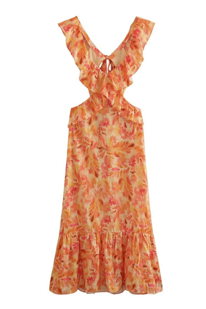 Ariella | Robe à Volants Florale