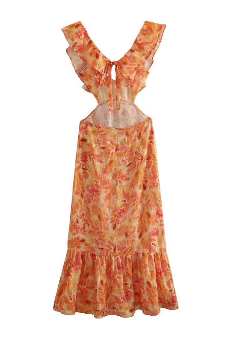 Ariella | Robe à Volants Florale