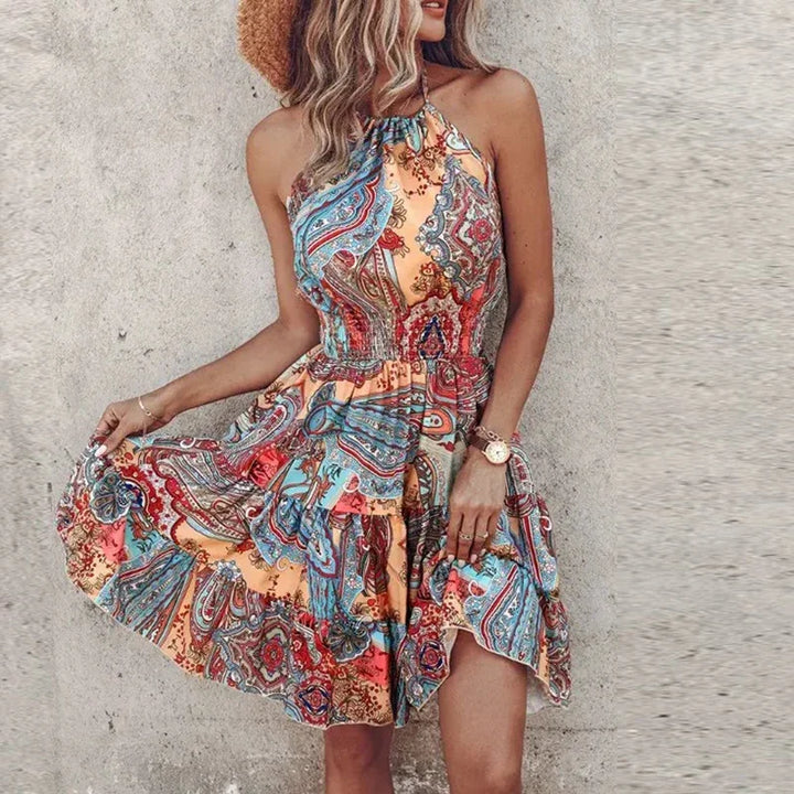 Angela - Robe Chic à Col Halter