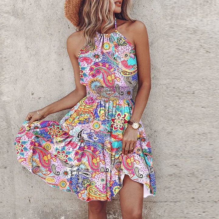 Angela - Robe Chic à Col Halter