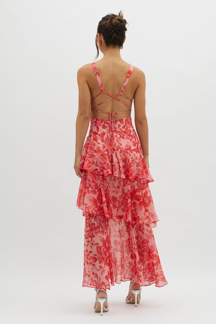 Delphine™ | Robe Midi Bloom Shift