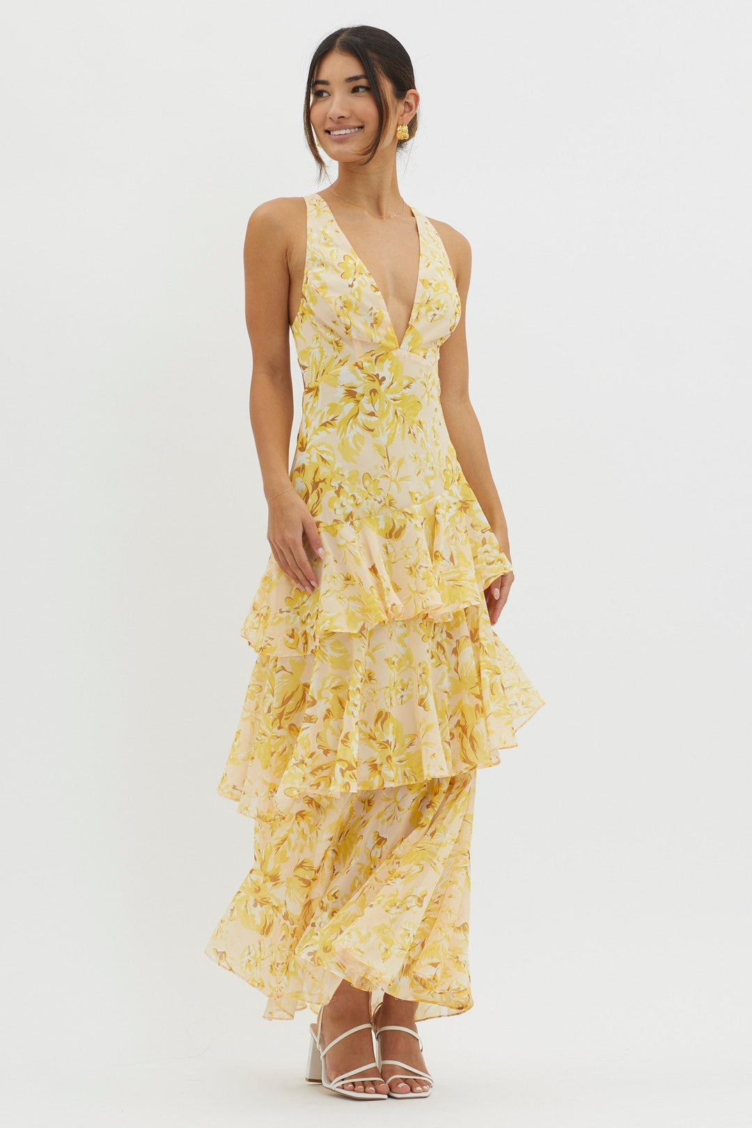 Delphine™ | Robe Midi Bloom Shift