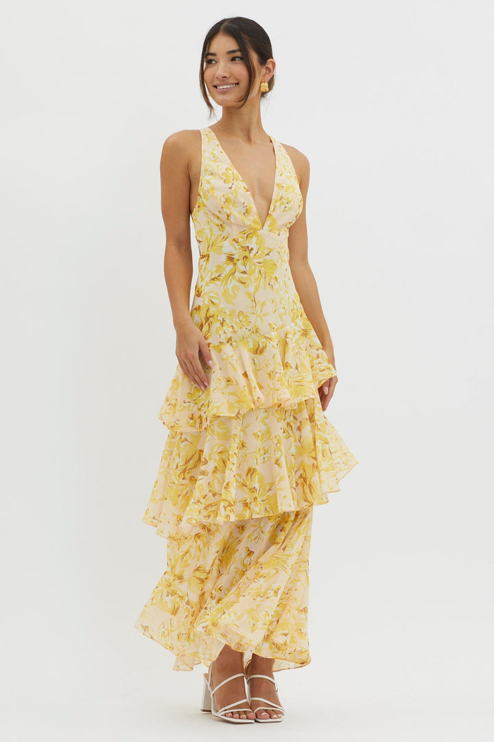 Delphine™ | Robe Midi Bloom Shift