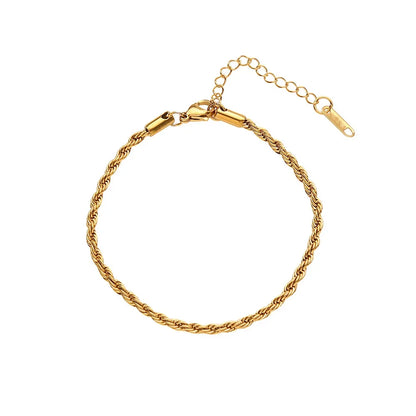 Bracelet en Or Chic Tordu