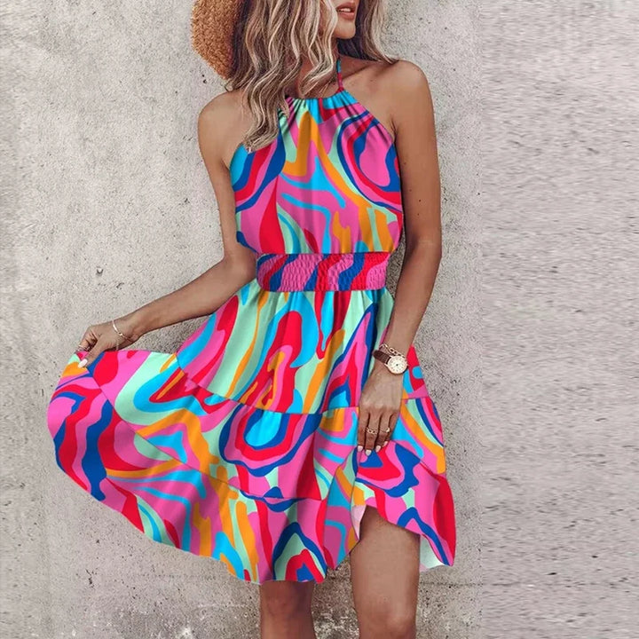 Angela - Robe Chic à Col Halter