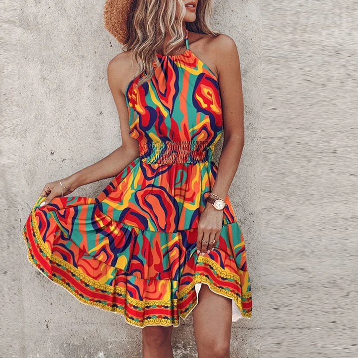 Angela - Robe Chic à Col Halter