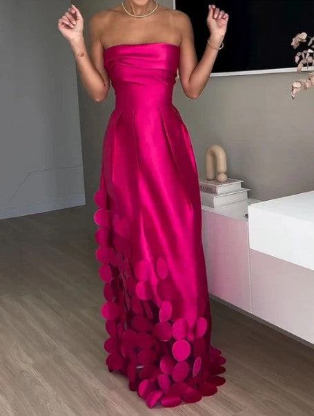 Coraline - Robe Longue Silhouette Évasée