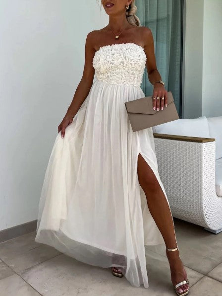 Dorothy - Robe Maxi Fluide à Épaule Unique
