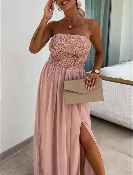Dorothy - Robe Maxi Fluide à Épaule Unique