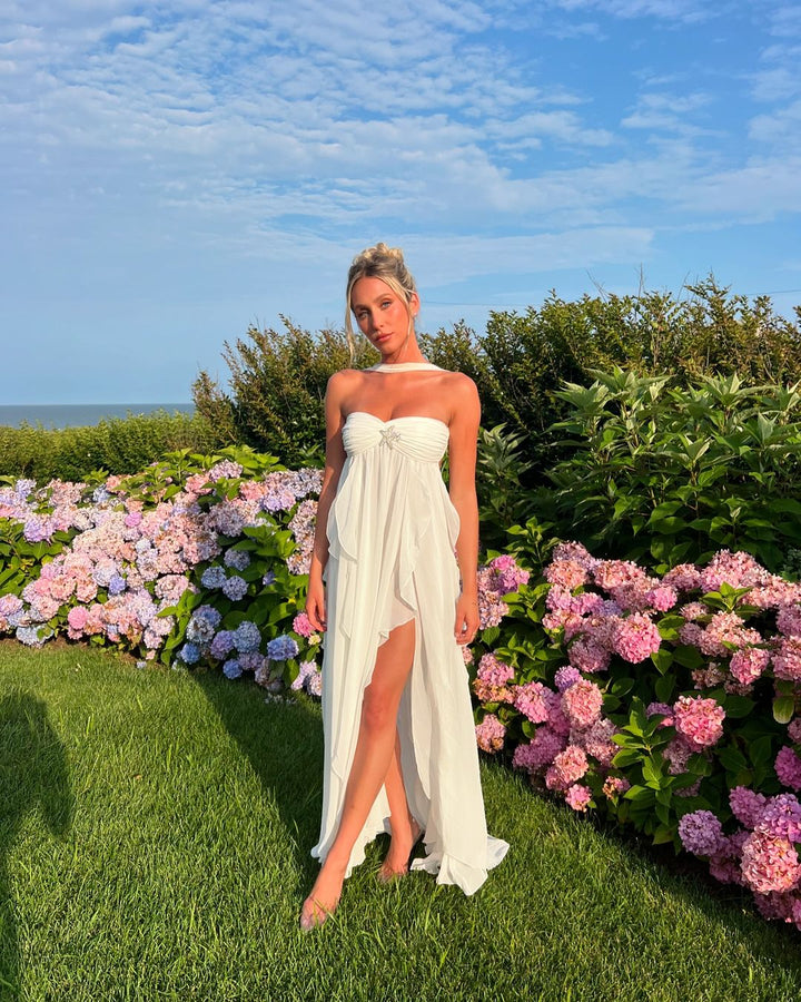Dorine - Robe Maxi à Volants
