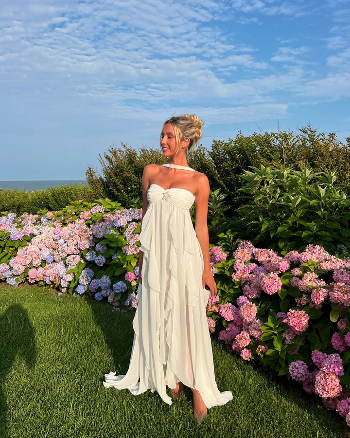 Dorine - Robe Maxi à Volants