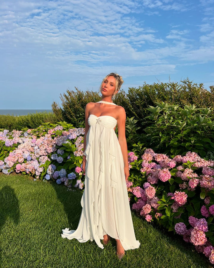 Dorine - Robe Maxi à Volants