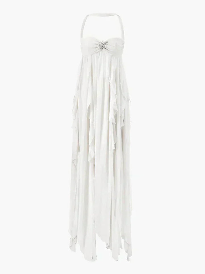 Dorine - Robe Maxi à Volants