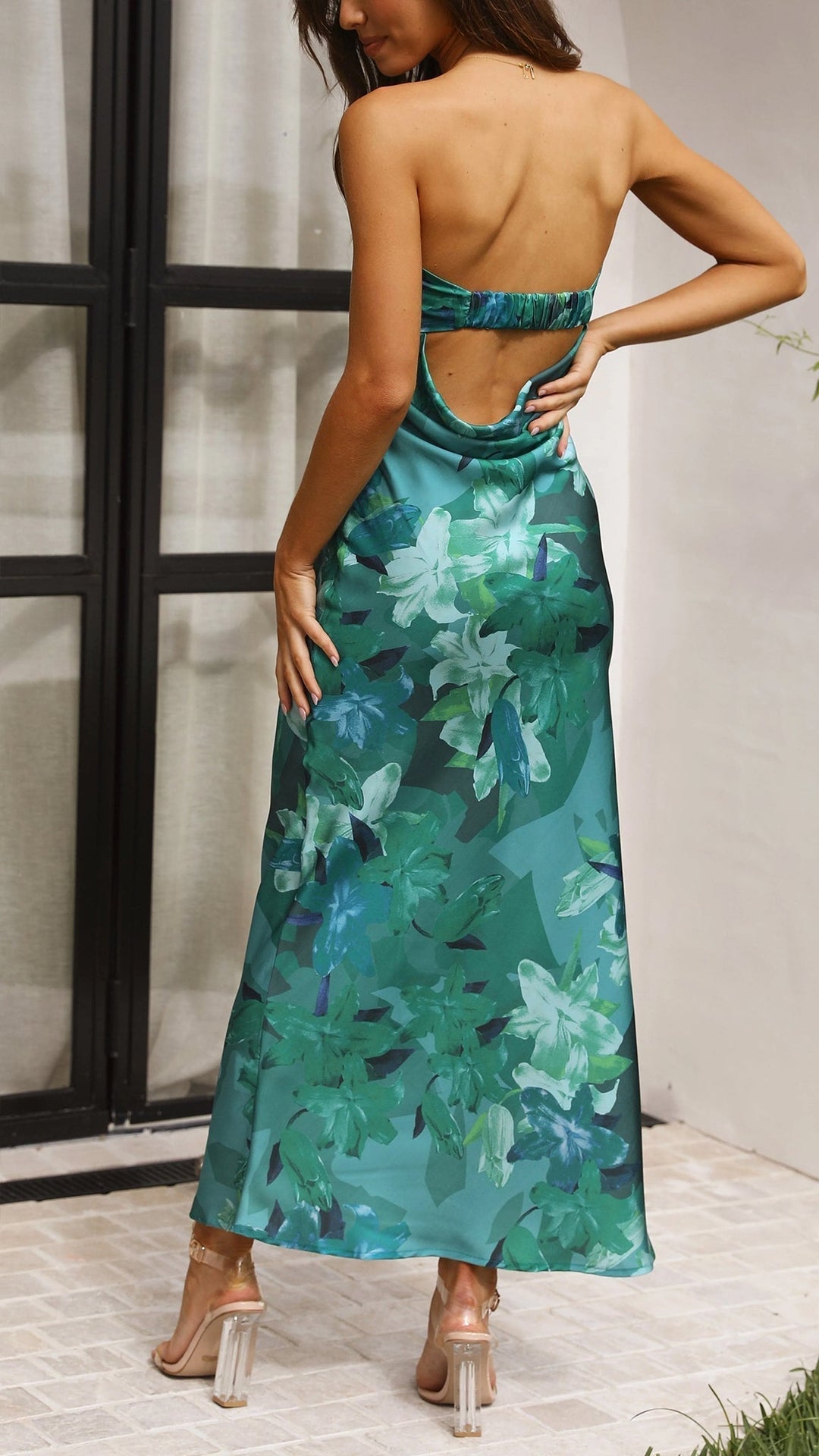 Bellamy - Robe Maxi Fleurie Sans Manches