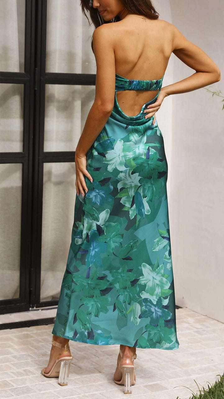 Bellamy - Robe Maxi Fleurie Sans Manches