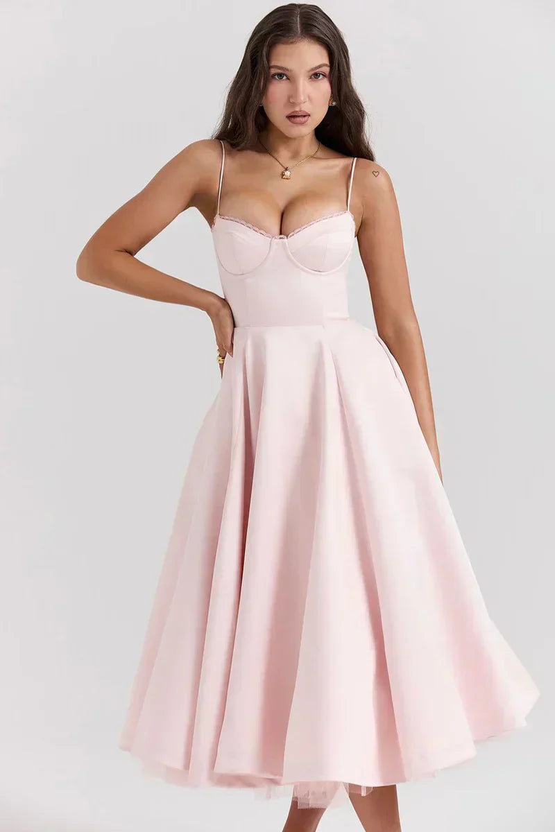 Cordelia | Robe Accent Tulle Délicat