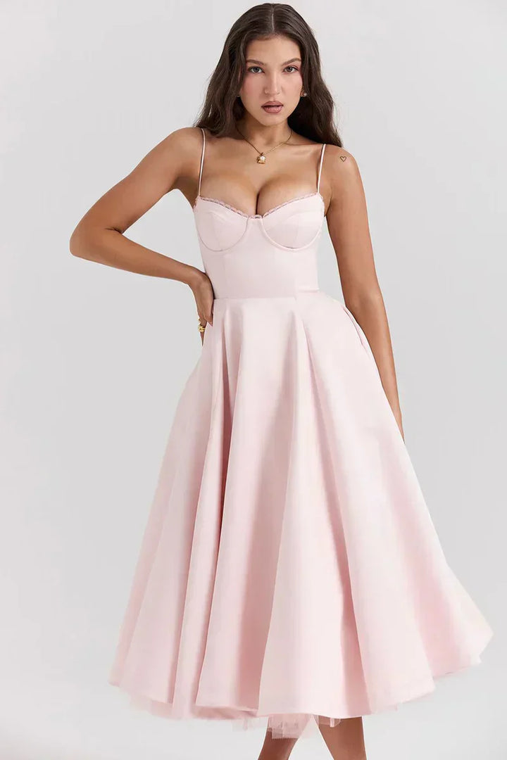 Cordelia | Robe Accent Tulle Délicat