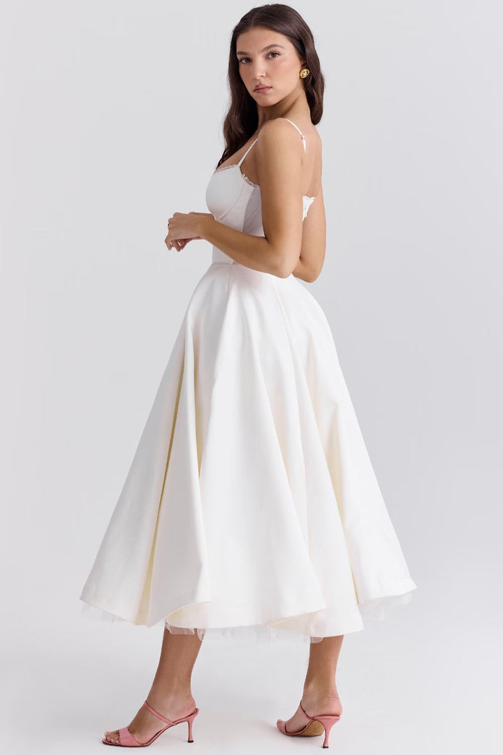 Cordelia | Robe Accent Tulle Délicat