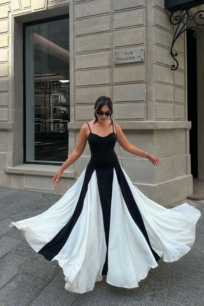 Viara - Robe Maxi à Panneaux