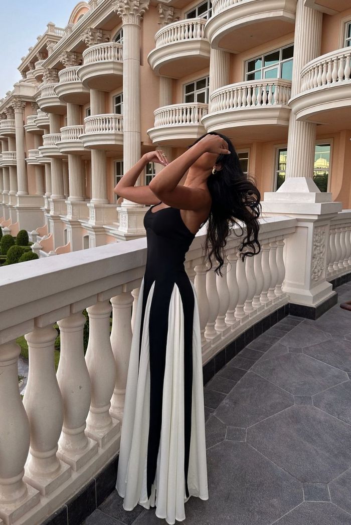 Viara - Robe Maxi à Panneaux