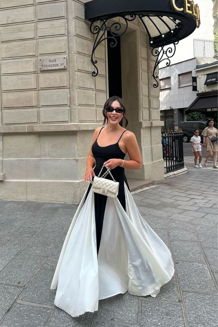 Viara - Robe Maxi à Panneaux