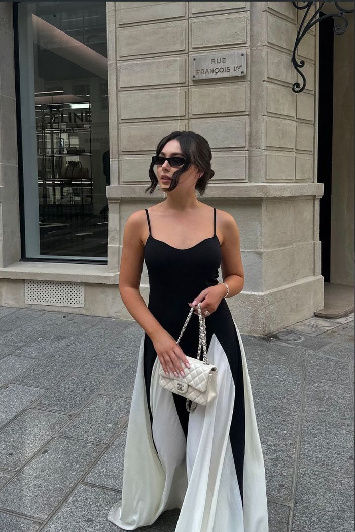 Viara - Robe Maxi à Panneaux