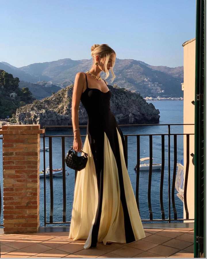 Viara - Robe Maxi à Panneaux