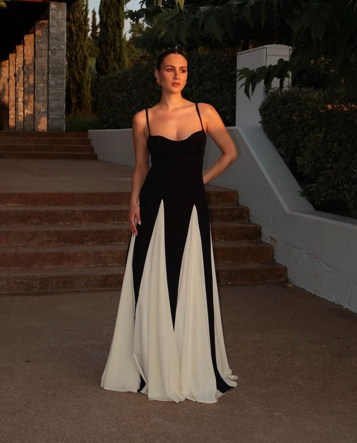 Viara - Robe Maxi à Panneaux