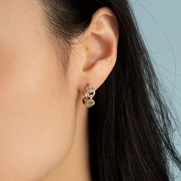 Boucle d'oreille Isla Marina | Or blanc