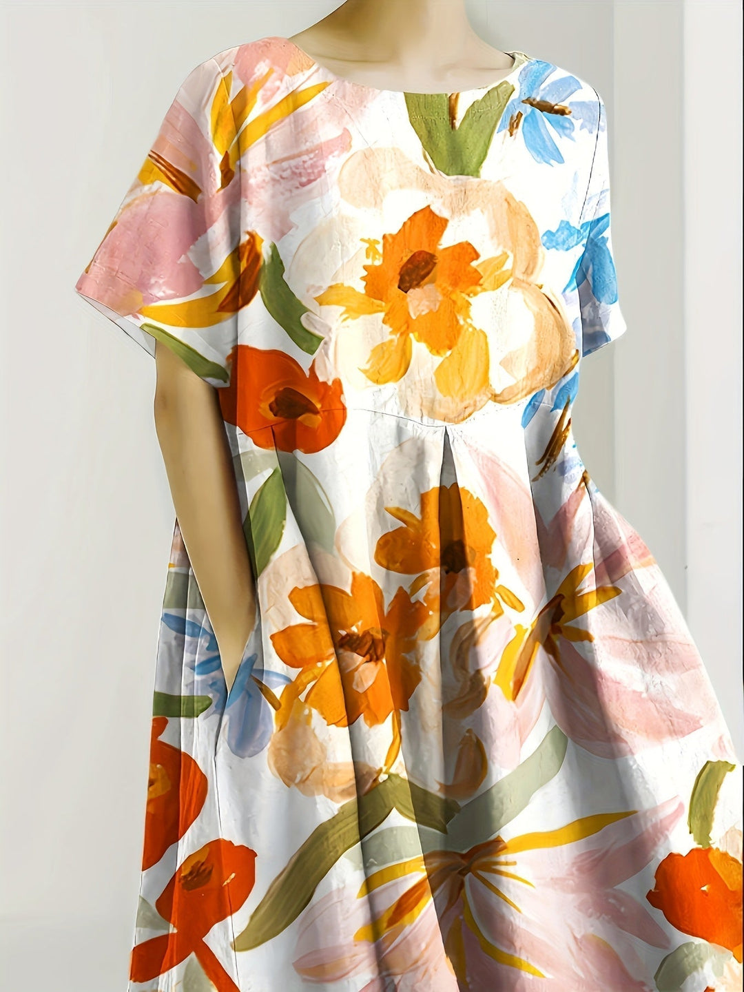 Olivia – Robe Décontractée à Imprimé Floral Élégant