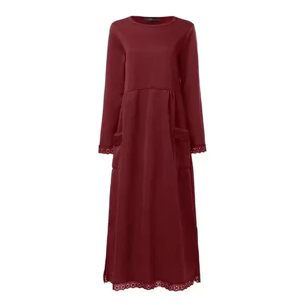 Wafa - Robe Longue Élégante et Confortable