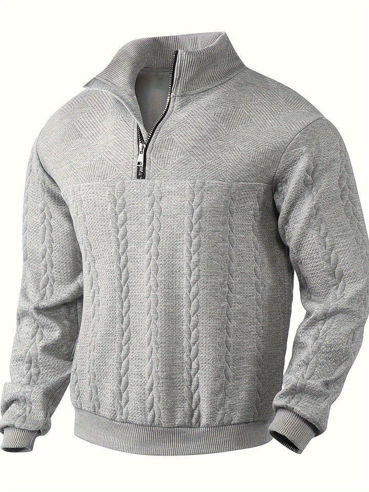 Rafael - Pull vintage zippé pour homme
