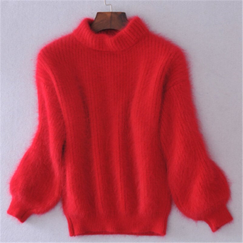 Emilie - Pull en laine tricoté ample