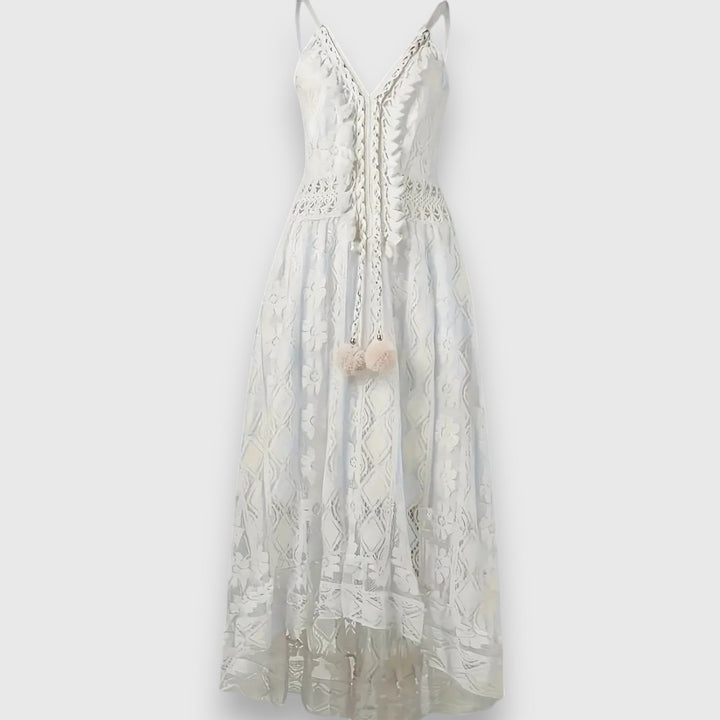Fleur – Robe en Dentelle Élégante