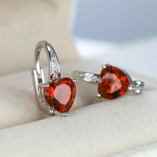 Boucles d’oreilles Lunara Emberelle | Or blanc