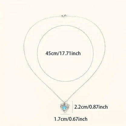 Collier Cœurs d’Océan Jumeaux | Or blanc