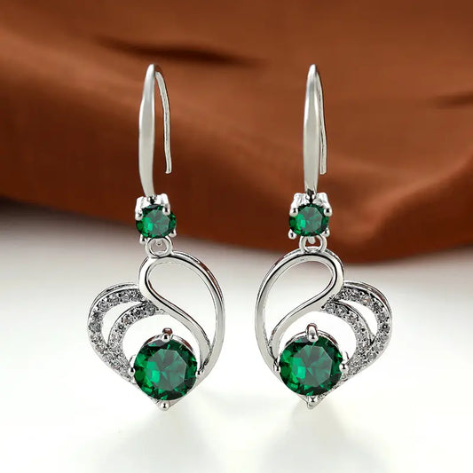 Boucles d’oreilles Seraphina Duval | Or blanc