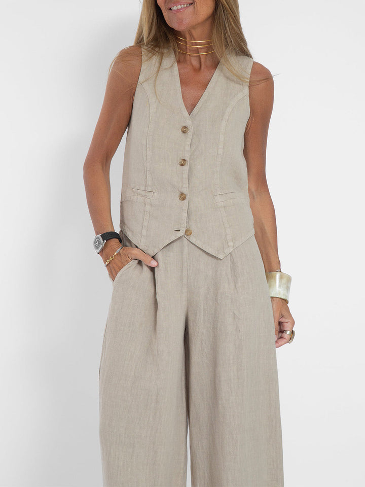 Ella - Ensemble Veste & Pantalon Large (Presque épuisé)