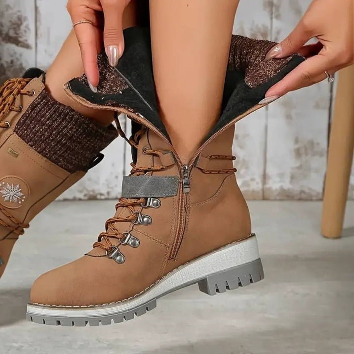Ava | Bottes d'Hiver Thermiques Imperméables pour Femmes