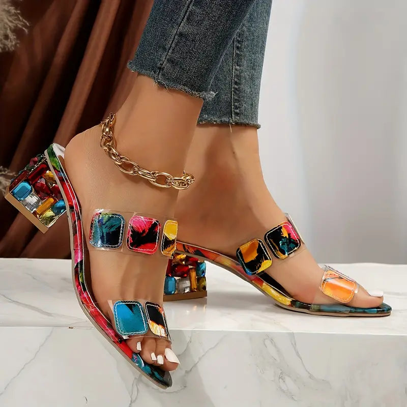 Chiara™ - Sandales colorées avec double bride