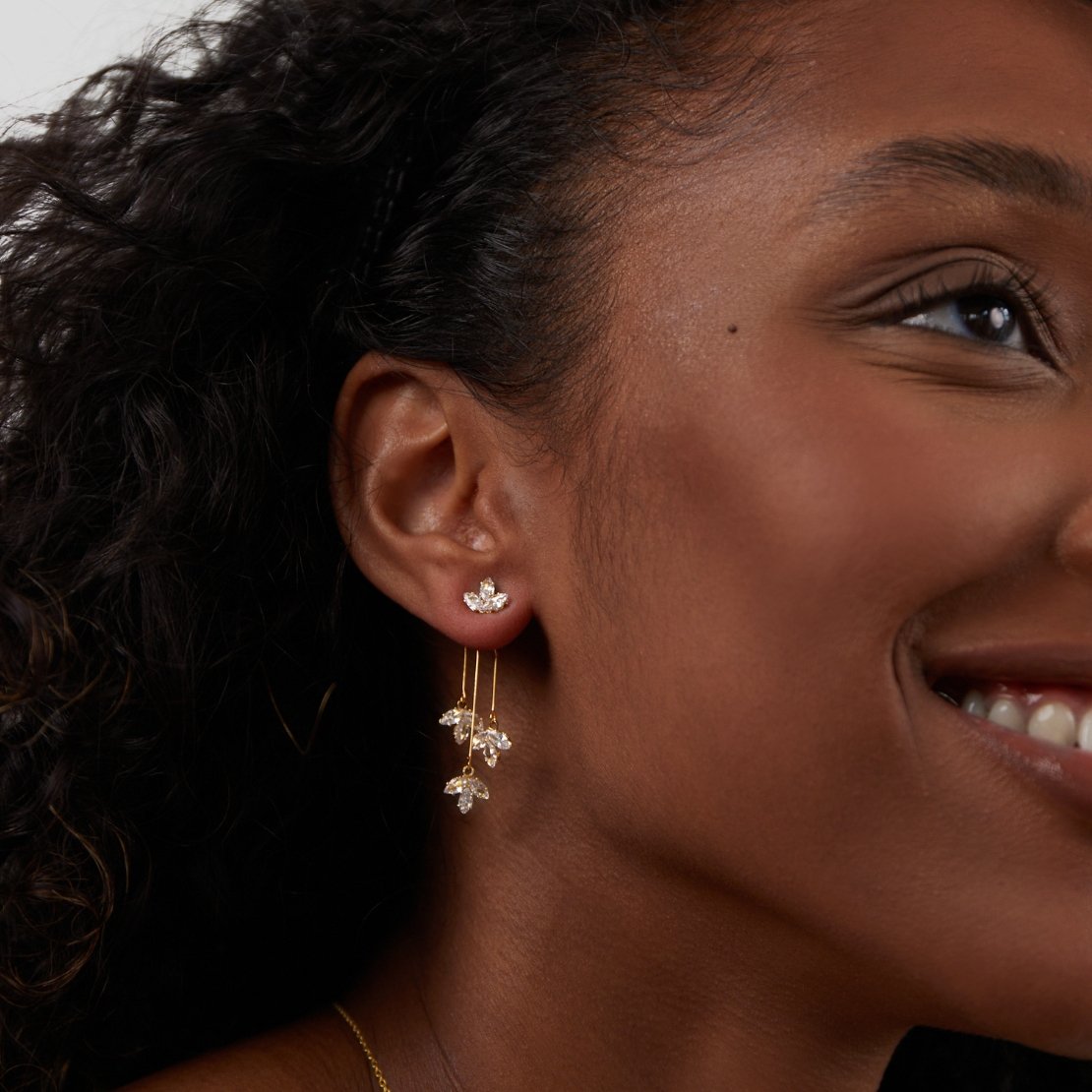 Boucles d'oreilles Cascade Élégantes